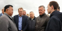 Губернатор проверил ход ремонта моста на дороге Иркутск - Усть-Ордынский - Жигалово - Baikal24.Ru