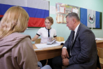 Игорь Кобзев проголосовал на выборах губернатора Иркутской области