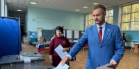 Участник СВО, депутат Законодательного Собрания Иркутской области Денис Ягодзинский проголосовал на выборах 12 сентября - Единая Россия