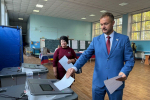Участник СВО, депутат Законодательного Собрания Иркутской области Денис Ягодзинский проголосовал на выборах 12 сентября