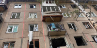 Пострадавший от взрыва дом. Фото из телеграм-канала мэра АГО Сергея Петрова - Irk.Ru