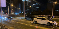 Место ДТП. Фото пресс-службы ГУ МВД России по Иркутской области - Irk.Ru