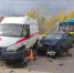 Автомобиль скорой помощи пострадал в ДТП в Братске - ИА Альтаир