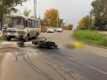В Черемхово мотоциклист погиб в столкновении с автобусом
