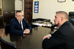 Взаимодействие Правительства региона и «Ассоциации муниципальных образований Иркутской области» обсудили Андрей Соковиков и Вадим Семенов
