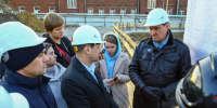 Мэр Иркутска и депутаты проверили ход строительства детсада на Советской - Baikal24.Ru