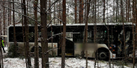 Автобус с пассажирами въехал в лес после ДТП в Усть-Илимске - ИА Альтаир