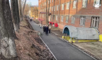 В Иркутске заасфальтировали участок Лермонтова