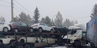В Шелеховском районе ограничили движение транспорта из-за ДТП с фурами - КП-Иркутск