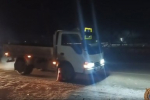 Четыре автомобиля столкнулись в Березовом из-за гололёда