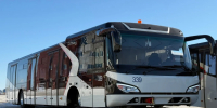 В аэропорту Иркутска появился новый перронный автобус - КП-Иркутск