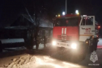 В Бирюсинске соседи пытались спасти из огня пожилую женщину и ее сына