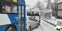 Стали известны подробности массовой аварии на улице Байкальской в Иркутске - КП-Иркутск