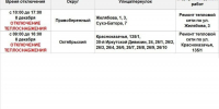 Стало известно, где пройдет отключение отопления в Иркутске 8 декабря 2025 - КП-Иркутск