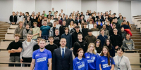 Открытый диалог с героем: участник СВО Денис Ягодзинский провёл встречу со студентами ИРНИТУ - Единая Россия