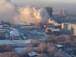 В Новосибирске горит педагогический колледж