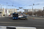 Пассажир «Тойоты» пострадал в аварии с участием троллейбуса в Иркутске