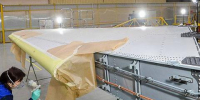 На Иркутском авиазаводе продолжается сборка комплекта крыла самолета МС-21 - Baikal24.Ru