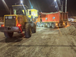 Круглосуточная уборка дорог не прекращается в Иркутске