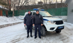 В Иркутском районе сотрудники ППС помогли застрявшему авто