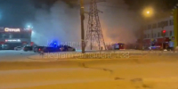 Пожар в Ангарском торговом центре (Видео) - Weacom.Ru