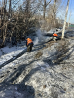 Последствия подтопления талыми водами устраняют в двух округах Иркутска