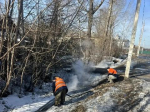 Последствия подтопления талыми водами устраняют в двух округах Иркутска