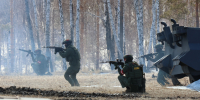К 10-летию Росгвардии в Иркутской области состоялись показные занятия с участием спецподразделений ведомства - Росгвардия