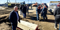 В селе Хомутово по ситуации с подтоплениями состоялось выездное заседание рабочей группы областной КЧС - Правительство Иркутской области