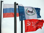 Знамя Победы в пятый раз развивается на здании Правительства Иркутской области