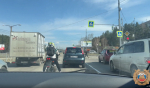 В Ангарске у несовершеннолетнего мотоциклиста забрали байк за езду без прав (Видео)