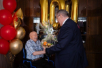 В Саянске ветерана Александра Шавкуленко поздравили со 100-летием Пресс-служба ИРО ЕР