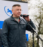 Политеховцы во главе с ректором Михаилом Корняковым приняли участие в марше готовности студотрядов Приангарья