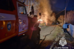 19-летний парень получил ожоги на пожаре в Черемховском районе