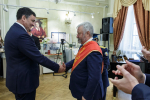 Церемония присвоения звания «Почетный гражданин города Иркутска» в музее истории