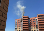 Пожар произошел в многоэтажке в микрорайоне Стрижи в Иркутске предоставлено очевидцами