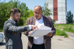 Осмотр будущих площадок провели лично депутат Госдумы и заместитель мэра города пресс-служба администрации города