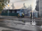 В Новолисихе женщина погибла при пожаре в брусовом доме