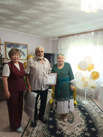 С юбилеем поздравили жителя Боханского района Николая Васильевича Болгова