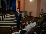 Участник программы "Герои Приангарья" Евгений Косолапов встретился с участниками игры "Зарница 2.0"