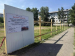 В микрорайоне Первомайский началось строительство модульного спорткомплекса