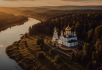 Кадр из клипа «Русская земля»
