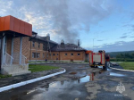 В субботу в Тайшетском районе загорелась крыша сельской больницы