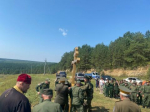 Поклонный крест установлен в селе Бельск Черемховского района Иркутской области
