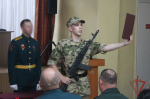 Военнослужащие, призванные на службу в Росгвардию, приняли торжественную присягу в Ангарске