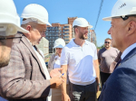 Председатель думы Иркутска проконтролировал строительство школы в Союзе Пресс-служба думы Иркутска