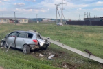 18-летний мотоциклист врезался в электроопору и разбился в Тулунском районе