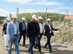 Депутаты Думы Иркутска и представители власти оценили темпы строительства школы в Союзе