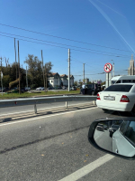 Маршрутка протаранила иномарку на Байкальской в Иркутске