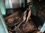 В Тулуне дети подожгли диван в подъезде и сняли это на видео